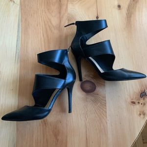 Classy, Edgy, Black Zara Heels
